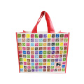 Bolso de compras plegable del ultramarinos laminado PP